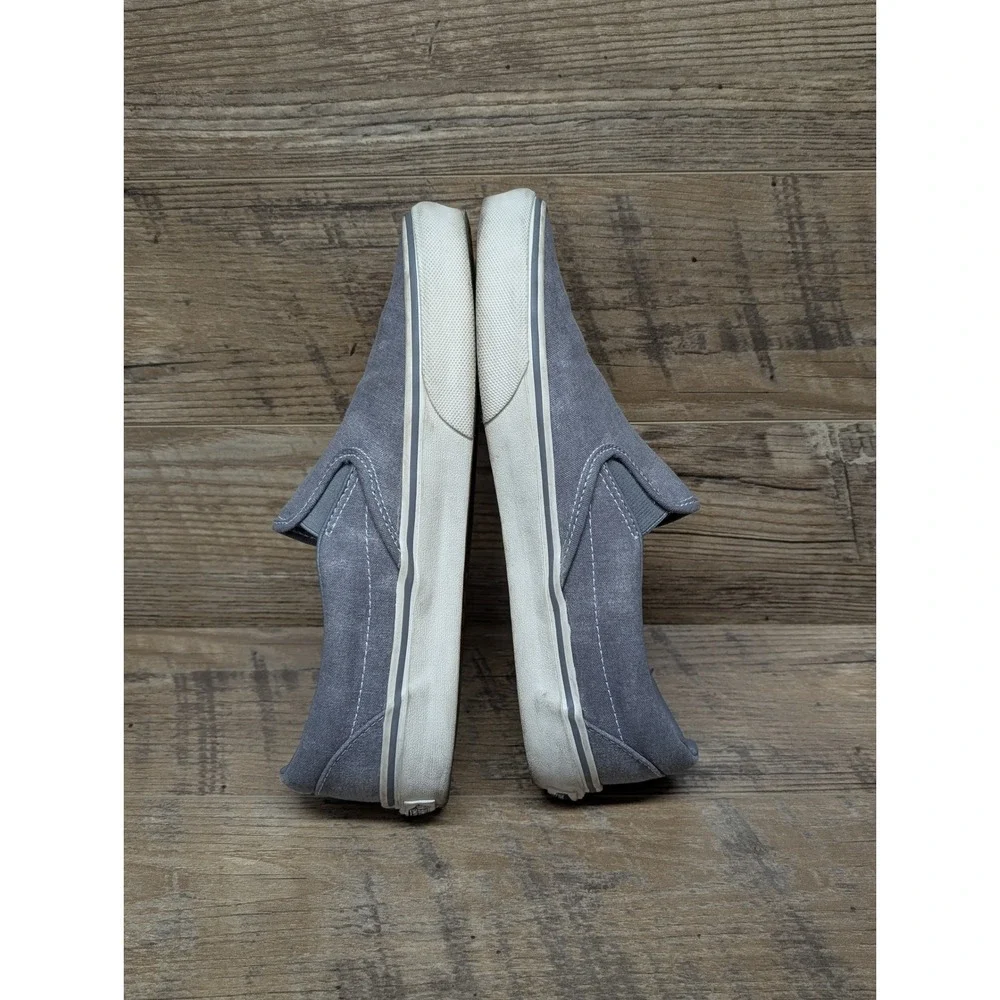 Vans Classic Slip-On Skate Shoes Unisex Size 9.5W / 8M‎ Gray Casual Style